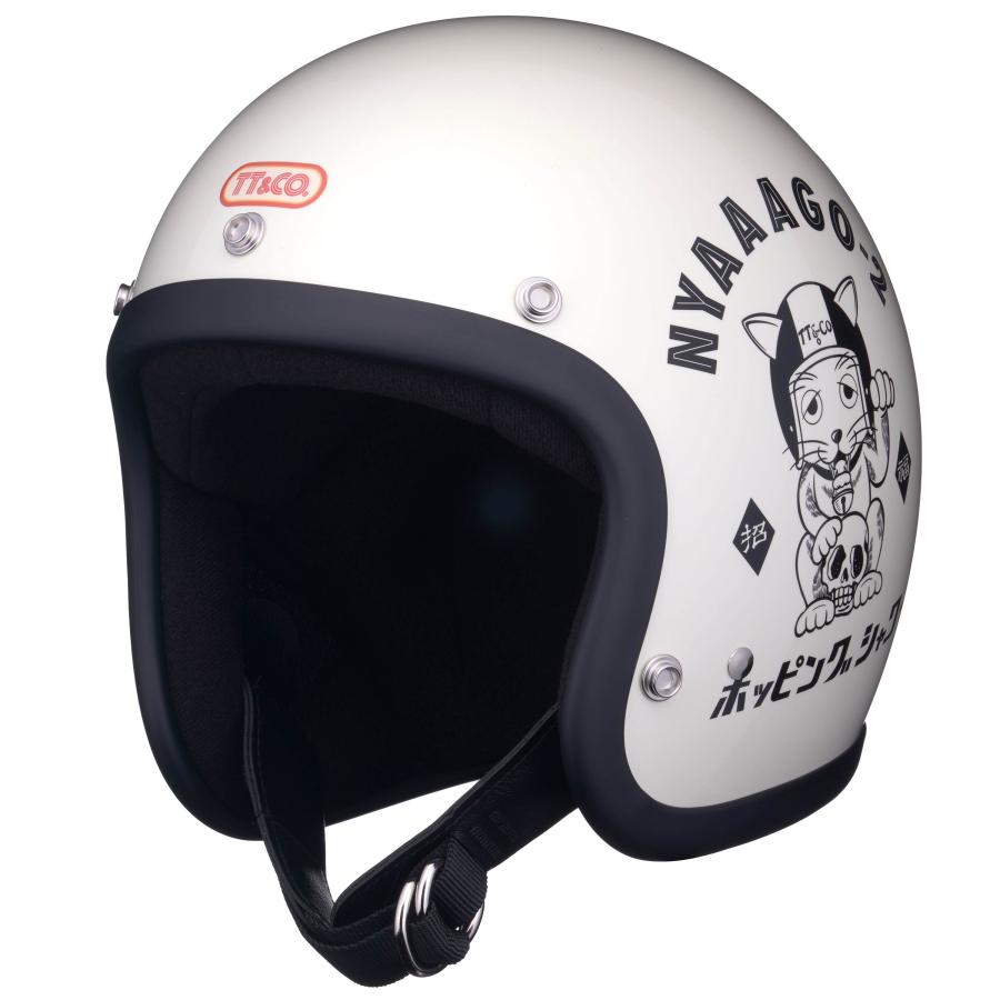 TT&CO NYAAAGO-2 ジェットヘルメット スーパーマグナム NYAAGO 2 スモールジェットヘルメット SG/DOT規格品