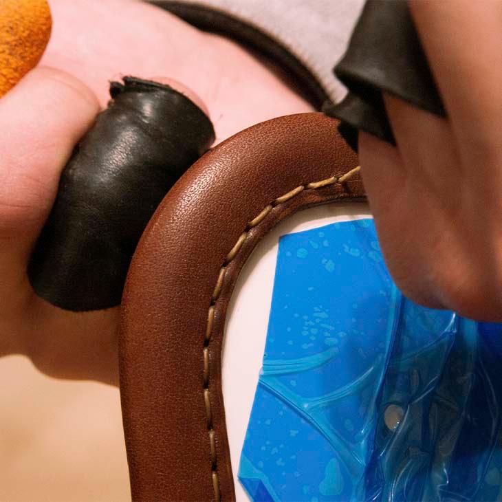 スーパーマグナム レザーリムショット ブラックレザー スモール