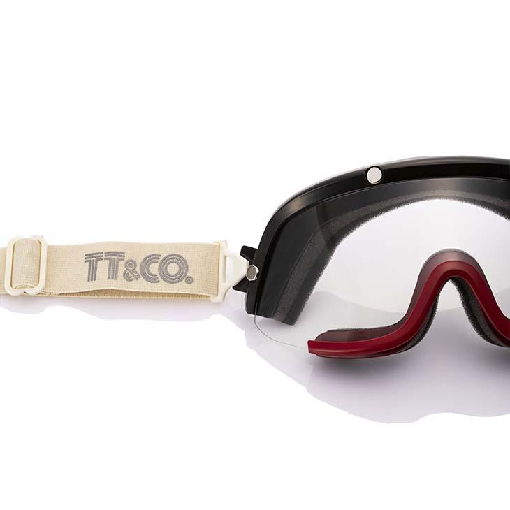 TTゴーグル モデルA専用ゴーグルベルト ジェットヘルメット フル