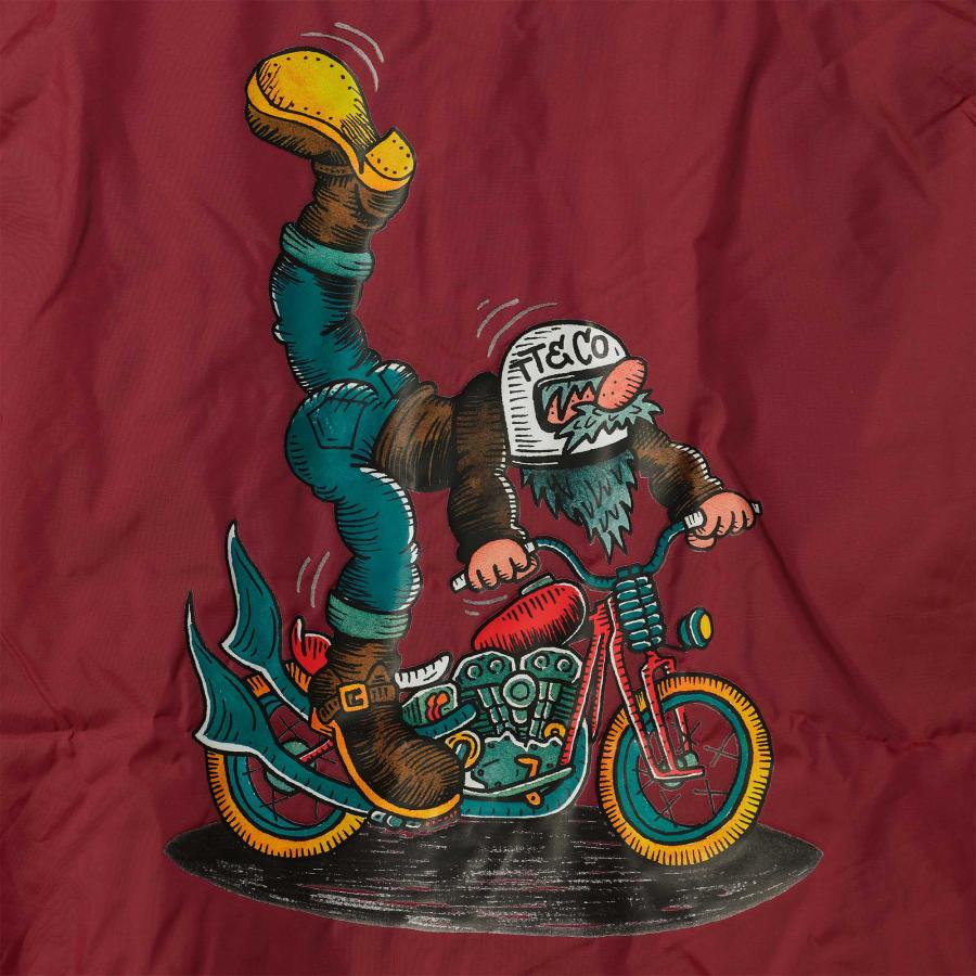 TT&CO. コーチジャケット バーガンディー : TT&CO.Yahoo!店 - 通販