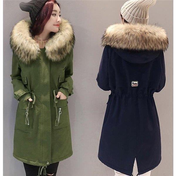 驚きの値段 裏起毛 厚手 ブルゾン ロング レディース 中綿ジャケット モッズコート コート ブルゾン レディース 中綿ジャケット アウター 40代 30代 代 防寒 冬 コート アウター