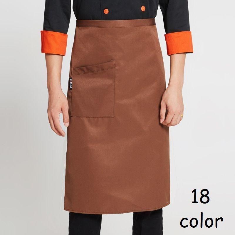 ソムリエエプロン 前掛け 大人用 メンズ レディース キッチン雑貨 ギャルソン サロン シェフ カフェ スタッフ 腰エプロン 無地 服保護 ポケット Pddf4 Ttapストア 通販 Yahoo ショッピング