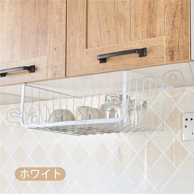 吊り下げ棚 戸棚下収納ラック 吊り下げラック キッチン収納ラック 幅39 5 奥25 7 高さ16 荷重5 キッチン用 バスルーム用 Pabe Ttapストア 通販 Yahoo ショッピング
