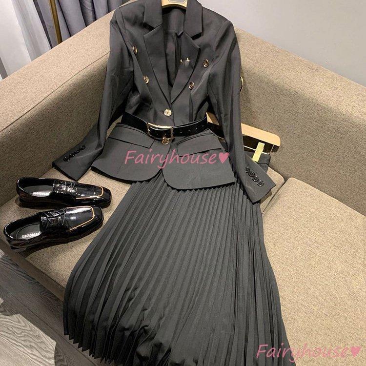 ファッション 限定数のみ セットアップ レディース 40代 秋服 長袖スーツジャケット プリーツスカート 黒セットアップ オシャレワンピース 着痩せ 大人 上品 通勤 入学式 卒業式 1phqnwgfo5 Minirunukevents Com
