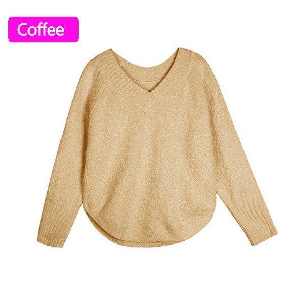 ニット セーター ネック レディース トップス 秋 冬 おしゃれ 可愛い ホワイト 大人気