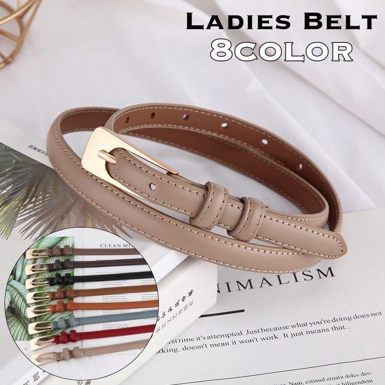 ベルト 細ベルト ウエストマーク レディース 女性 レザー 本革 細め サイズ調整可能 ファッションベルト 細身 シンプル お洒落 おしゃれ 可愛い Pd1 Ttapストア 通販 Yahoo ショッピング