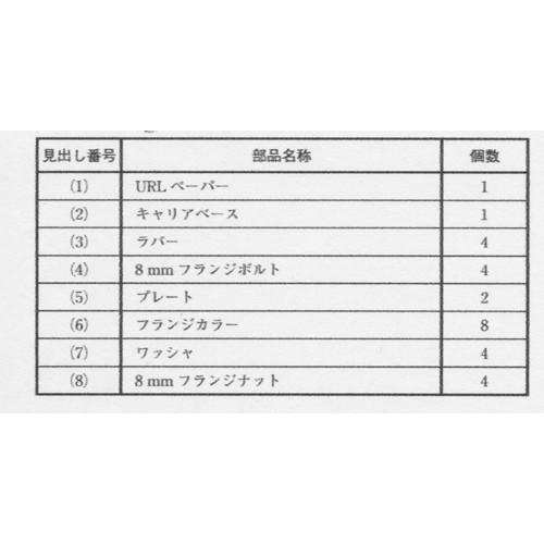 CRF1000L アフリカツイン (SD04) 用 ホンダ純正 キャリアブラケットの画像