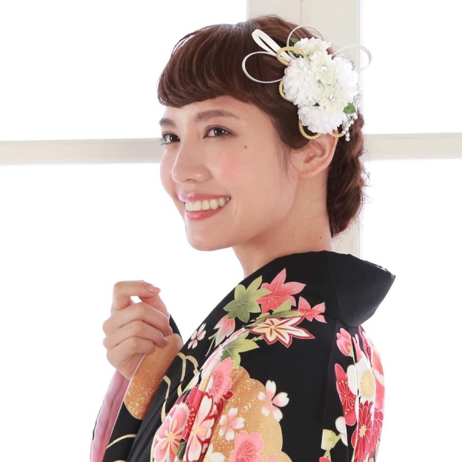 レビューで送料無料 F 白 髪飾り コーム 小花に飾り紐と銀ビラ付髪飾り2点セット ホワイト その他スーツ フォーマル Chicagosuburbanfamily Com