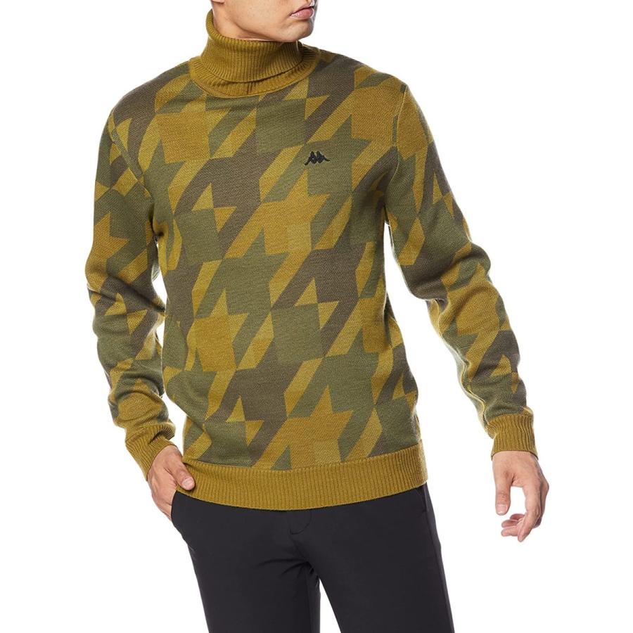 カッパゴルフ ゴルフウェア オリーブ カッパゴルフ タートルネックセーター メンズ メンズ L カッパゴルフ オリーブ Ttbusiness 有名な高級ブランドの