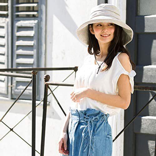 クイーンヘッド 小顔効果 紐付きエレガントuvハット 帽子 Uvカット レディース 大きいサイズ つば広 ハット 紫外線カット 女優帽 Freeサイズ 限定版