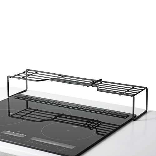 パール金属 【オンライン限定】 BLKP. コンロ奥ラック 伸縮式 収納