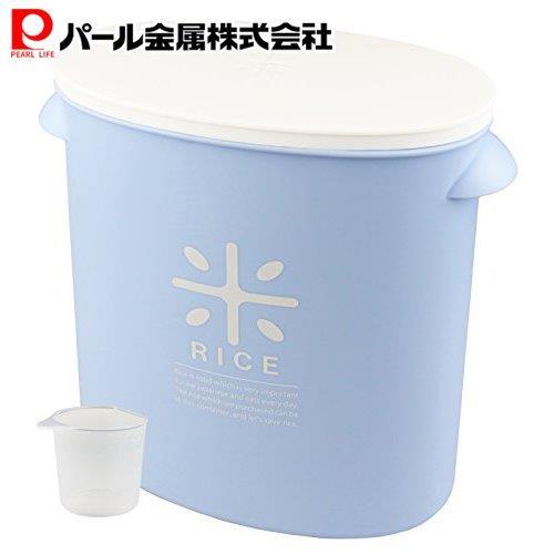パール金属 日本製 米びつ 5kg ペールブルー 計量カップ付 お米 袋のまま ストック Rice Hb 3436 Ttc 通販 Yahoo ショッピング