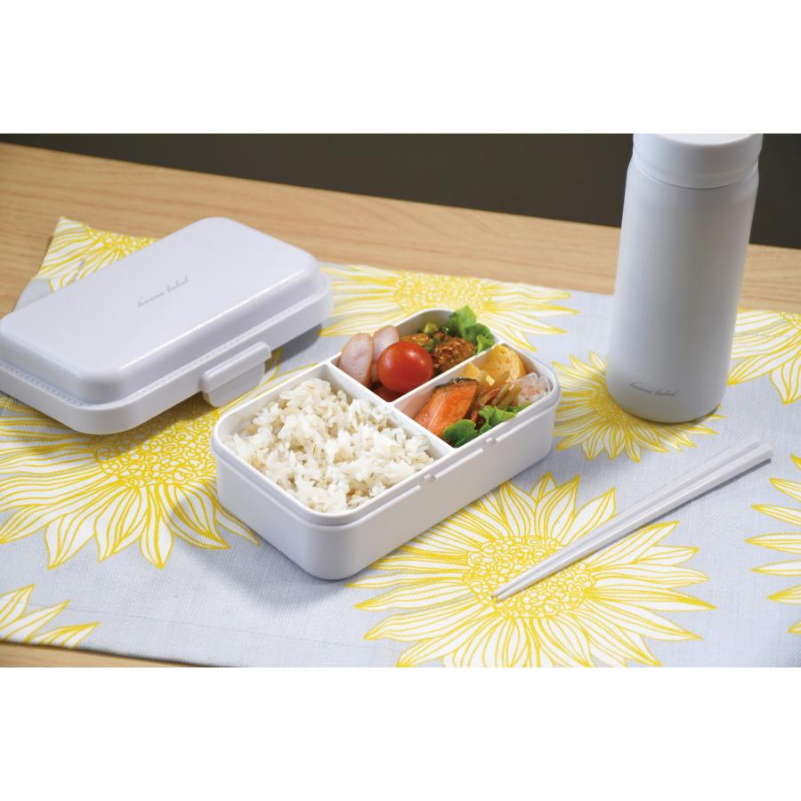 パール金属 ランチボックス 600ml 保冷剤付 幅18×奥行11.5×高さ7cm