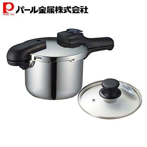 圧力鍋 3 5l 3 5リットル ガラス蓋付 Ih対応 クイックエコ H 5040 セット買い パール金属 Ttc 通販 Yahoo ショッピング