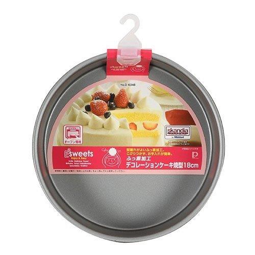 パール金属 ケーキ型 シルバー 18cm EEスイーツ ふっ素加工