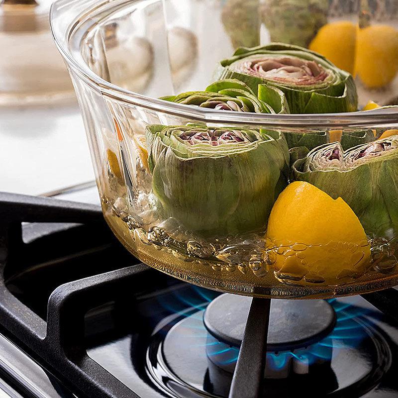 VISIONS＊ダイヤモンドクックポット＊ガラス鍋＊2.2L VISIONS