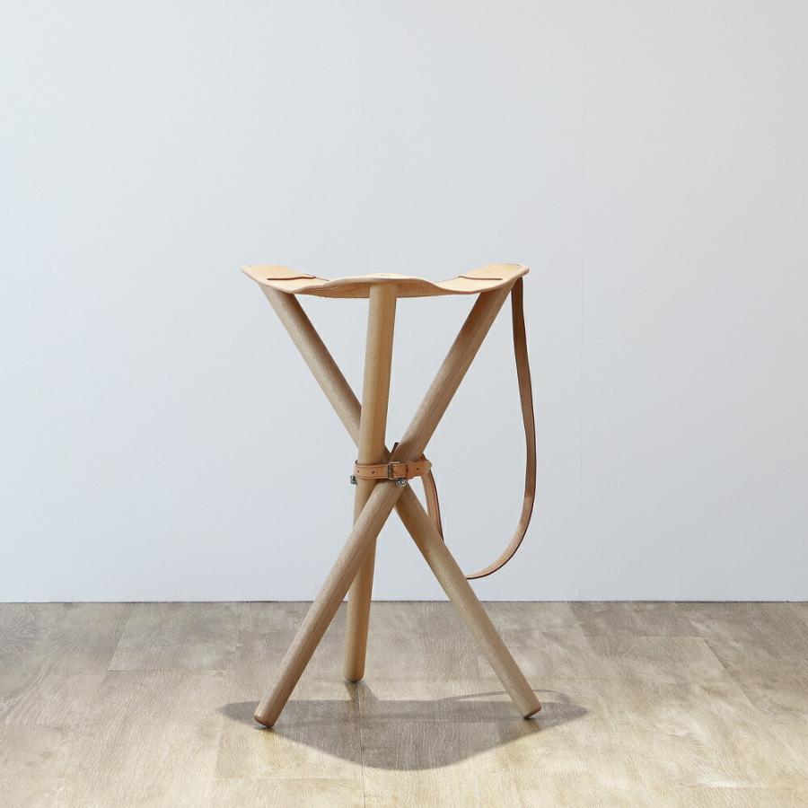 パール金属 NORMARK HUNTING CHAIR レザーシート ベンチ スツール チェア N-7657 北欧 椅子 北欧 チェア おしゃれ 家具 北欧 北欧インテリア 北欧 シンプル モ_10