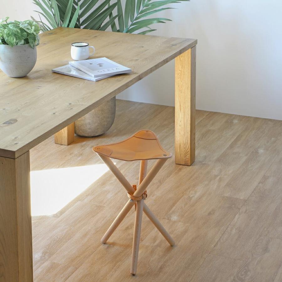 パール金属 NORMARK HUNTING CHAIR レザーシート ベンチ スツール チェア N-7657 北欧 椅子 北欧 チェア おしゃれ 家具 北欧 北欧インテリア 北欧 シンプル モ_8