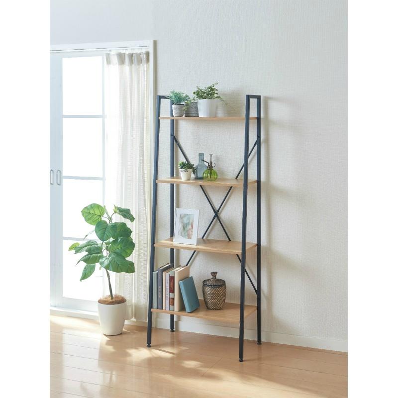 生活雑貨 パール金属 収納 シェルフ 棚 ラック 幅60cm A型 4段