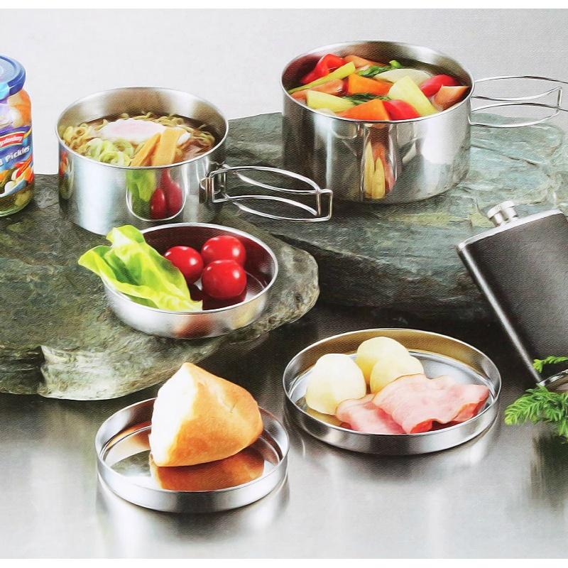 CAPTAIN STAG（キャプテンスタッグ） キャンピング食器5点セット 化粧