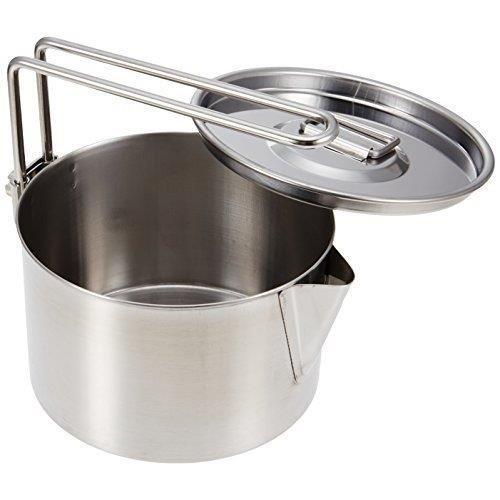 キャプテンスタッグ キャンプ用 やかん 鍋 キャンピングケットルクッカー 900mlm 7726 4976790777261 Ttc 通販 Yahoo ショッピング