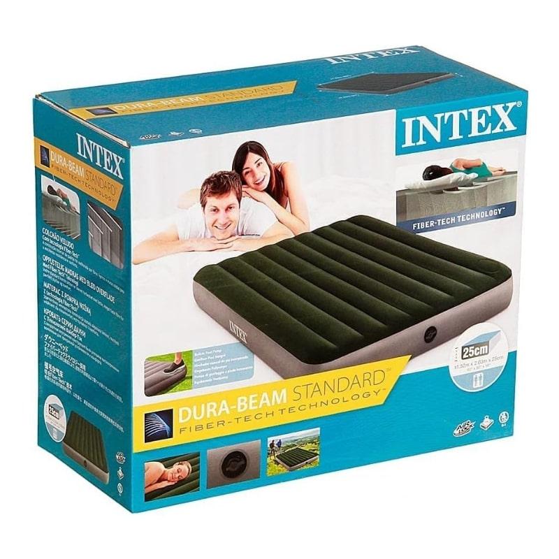 INTEX インテックス フットポンプ付 ダウニーエアーベッド ワイド