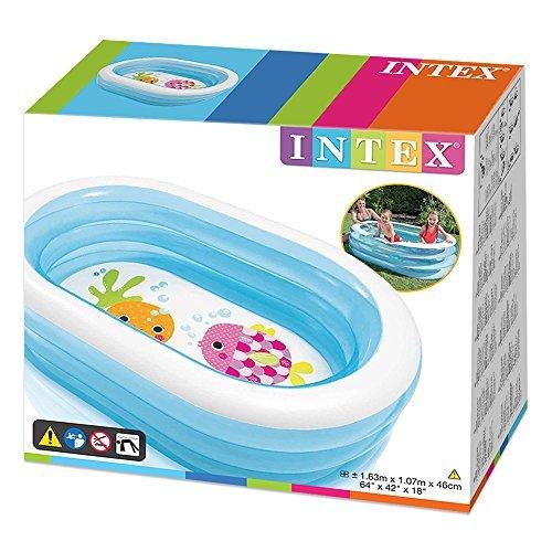 INTEX(インテックス) オーバルプール 163×107×46cm 57482 [日本
