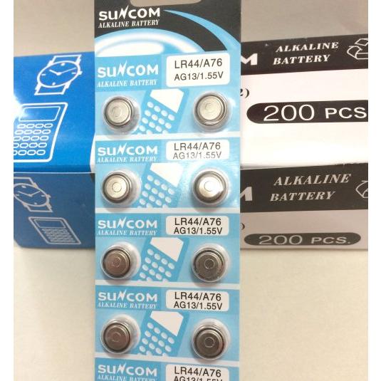 SUNCOM　最短発送　ボタン電池（LR44）200個入りセット | ブランド登録なし | 01