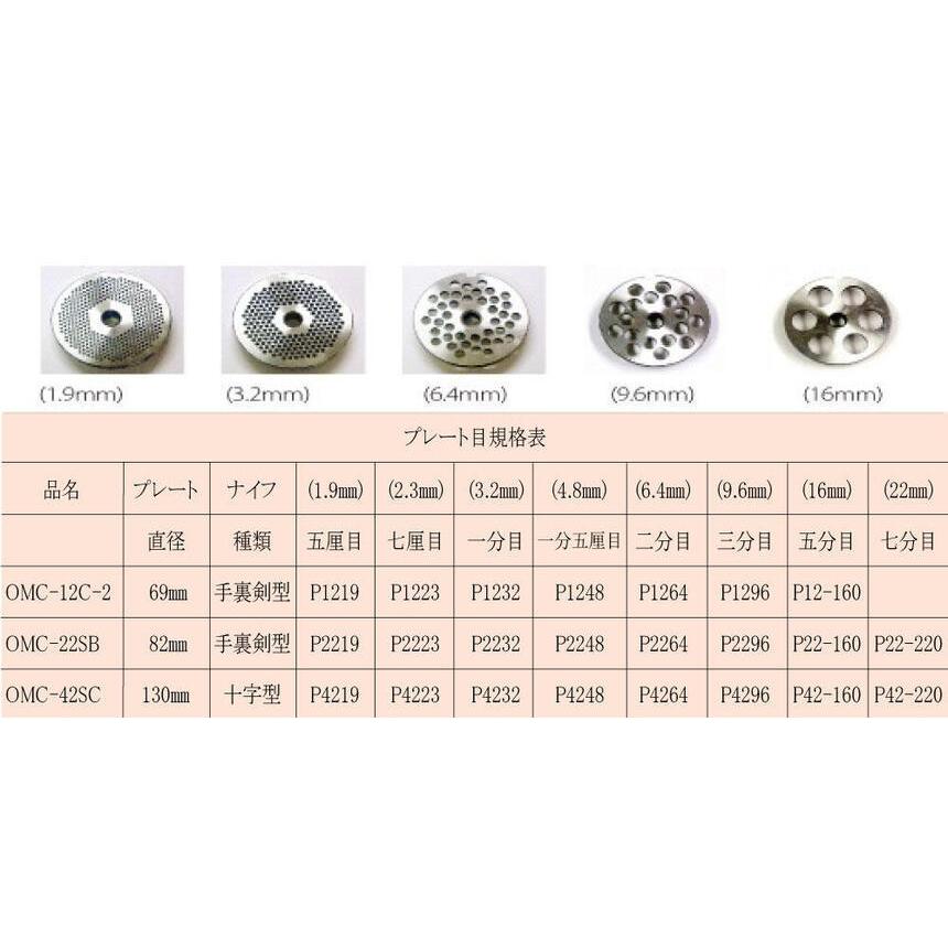大道産業 ミートチョッパー OMC-12C-2 単相100V仕様 : 宝詮 大道産業 ミートチョッパー OMC-12C-2 単相100V仕様 : 宝詮