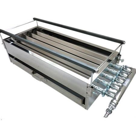 ガス輻射熱焼物器 照姫 焼物器 ガス串焼器 ガス焼鳥コンロ 5本バーナー TG-560