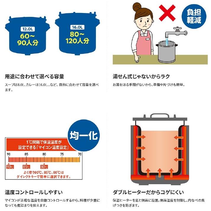 【値下げしました】ZOJIRUSHI スープジャー TH-CU160 象印（ZOJIRUSHI） 【B】送料無料 ◇ スープジャー TH-CU160 ◇ 16L