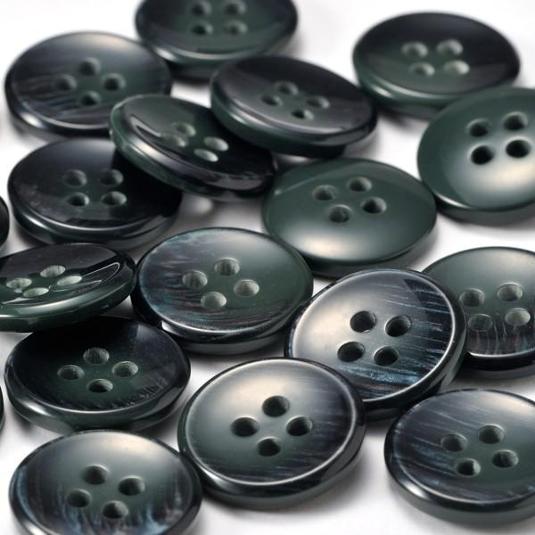 送料無料 416 COLOR.6モスグリーン  15mm紳士服スーツジャケットの袖口・袖ボタン 老舗テーラー御用達スーツボタン専門店の高級ボタン |  | 01
