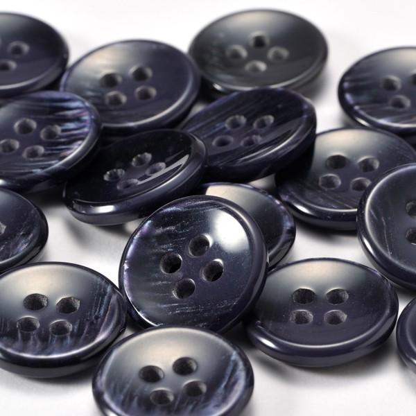 送料無料 416 COLOR.8パープルコン  15mm紳士服スーツジャケットの袖口・袖ボタン 老舗テーラー御用達スーツボタン専門店の高級ボタン |  | 01