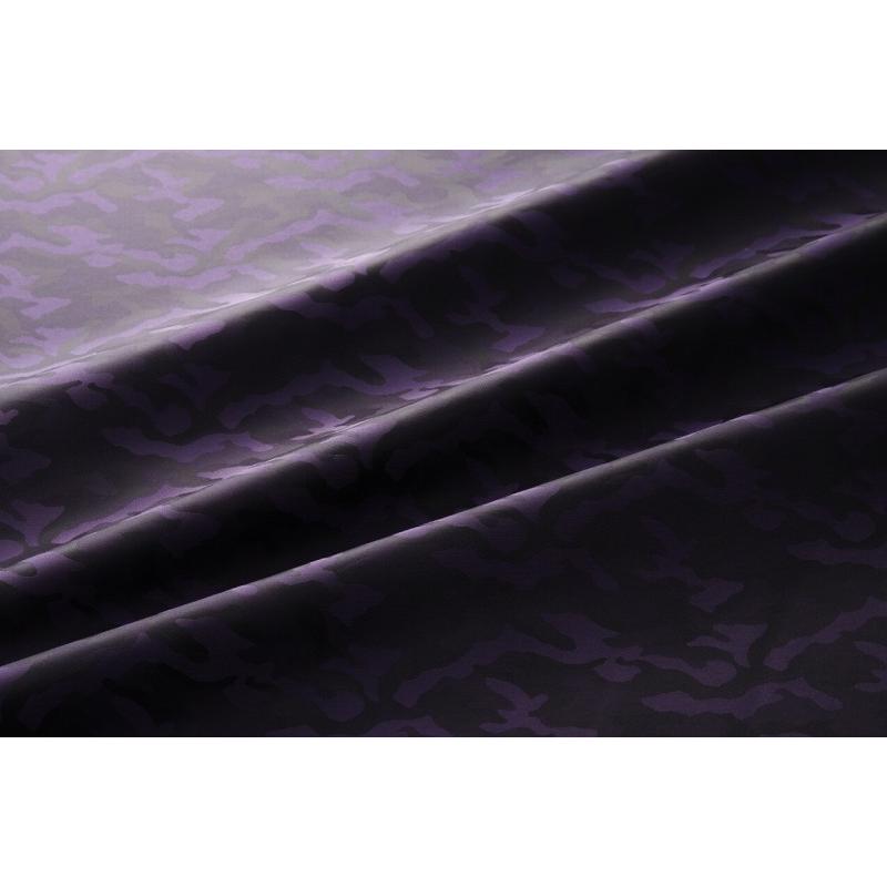 送料無料 9301 カラー80パープル カモフラージュ柄高級ジャガード裏地 高密度,キュプラ100%,ふじやま織 |  | 02