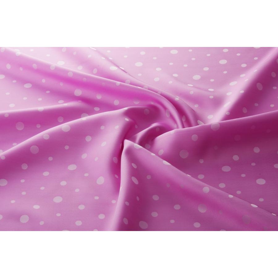 送料無料 9302 カラー21ピンク 水玉柄高級ジャガード裏地 高密度,キュプラ100%,ふじやま織 |  | 01
