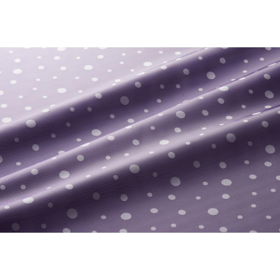 送料無料 9302 カラー31パープル 水玉柄高級ジャガード裏地 高密度,キュプラ100%,ふじやま織 | 