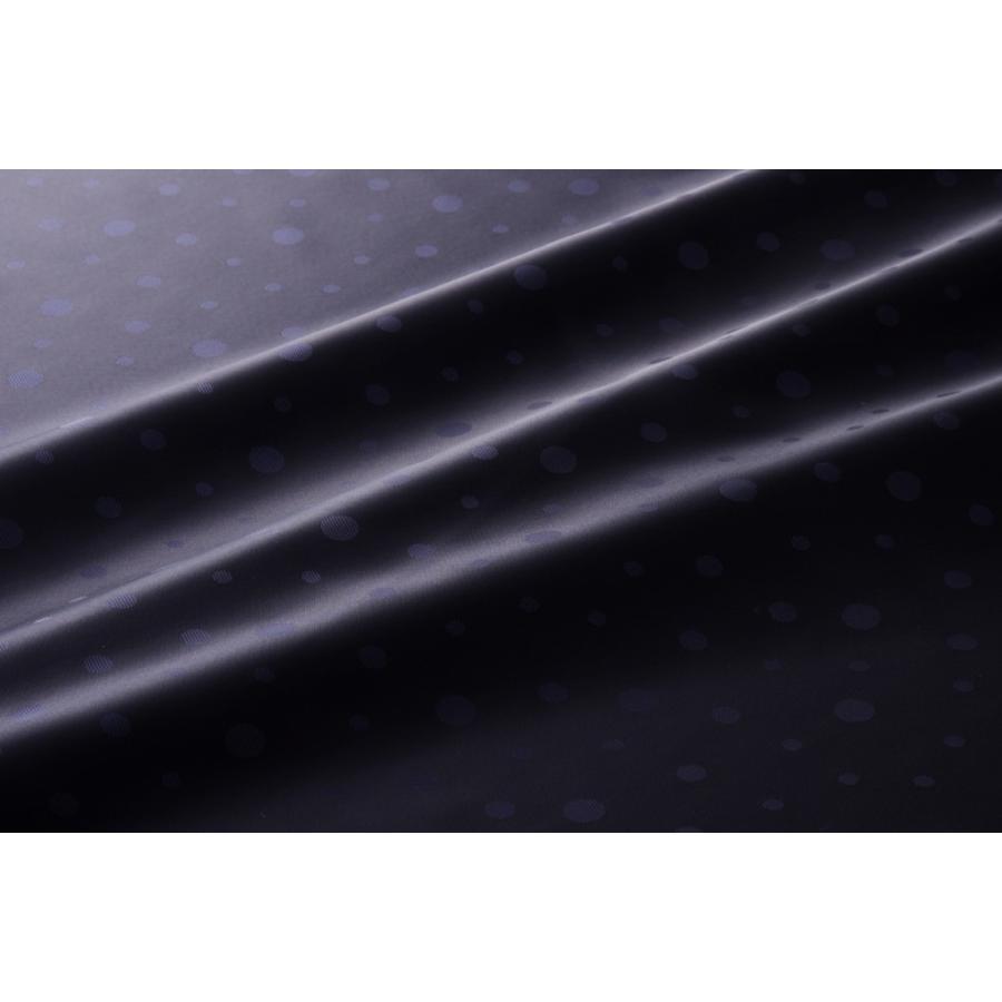送料無料 9302 カラー50ダークネイビー 水玉柄高級ジャガード裏地 高密度,キュプラ100%,ふじやま織 | 
