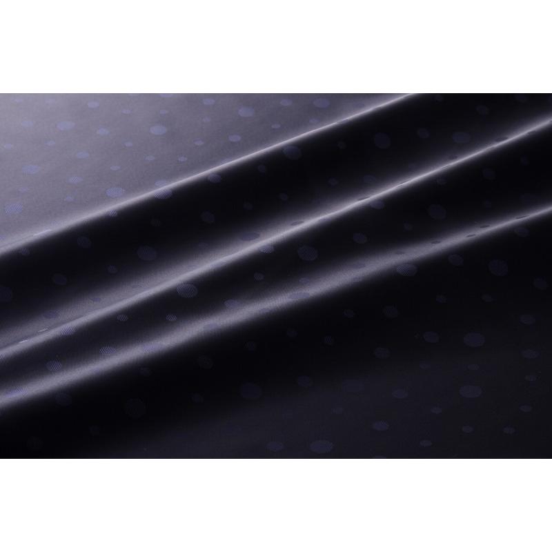 送料無料 9302 カラー50ダークネイビー 水玉柄高級ジャガード裏地 高密度,キュプラ100%,ふじやま織 |  | 02