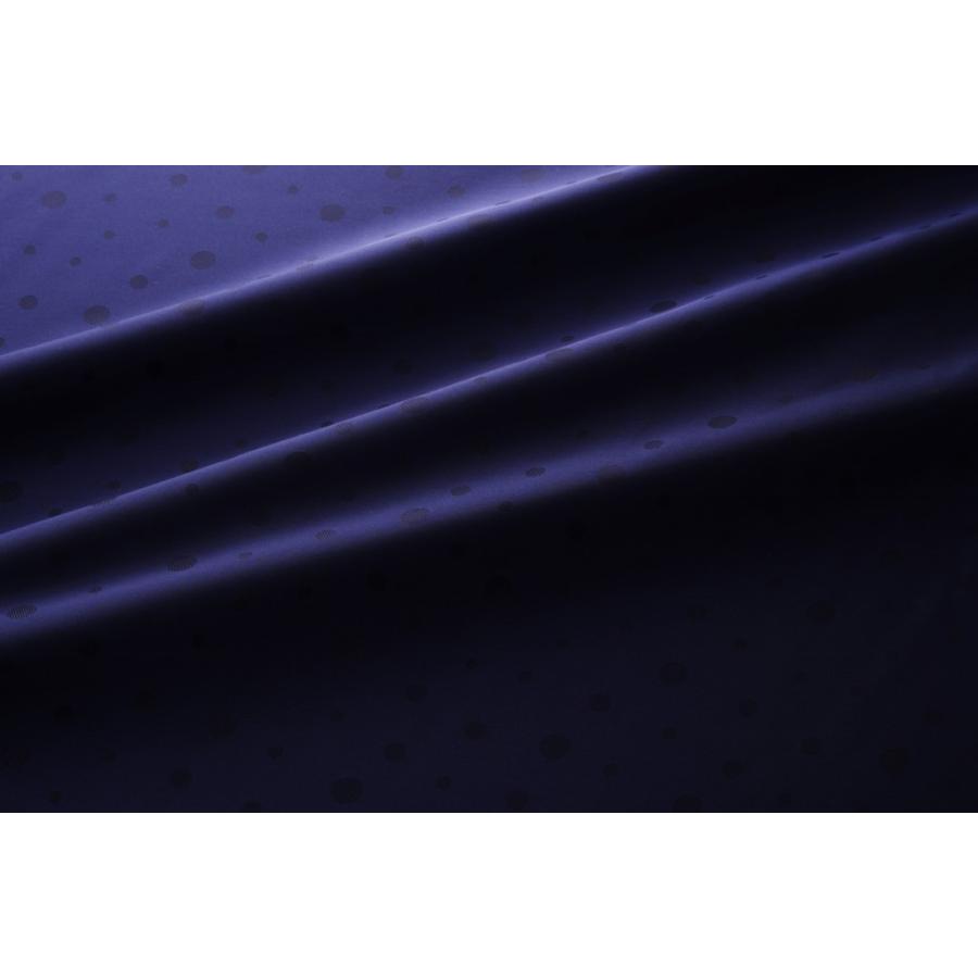 送料無料 9302 カラー51ネイビー 水玉柄高級ジャガード裏地 高密度,キュプラ100%,ふじやま織 | 