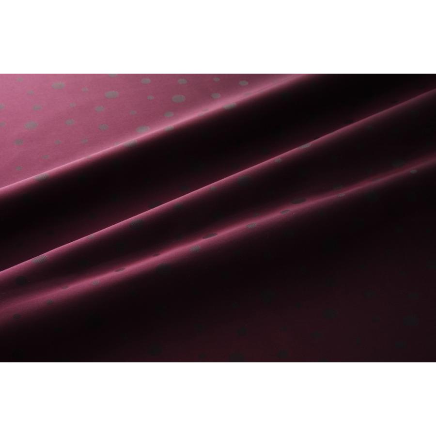 送料無料 9302 カラー61ワインレッド 水玉柄高級ジャガード裏地 高密度,キュプラ100%,ふじやま織 | 