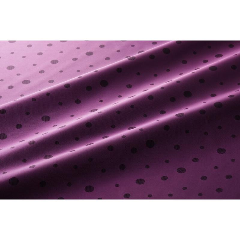 送料無料 9302 カラー71ピンク 水玉柄高級ジャガード裏地 高密度,キュプラ100%,ふじやま織 |  | 02