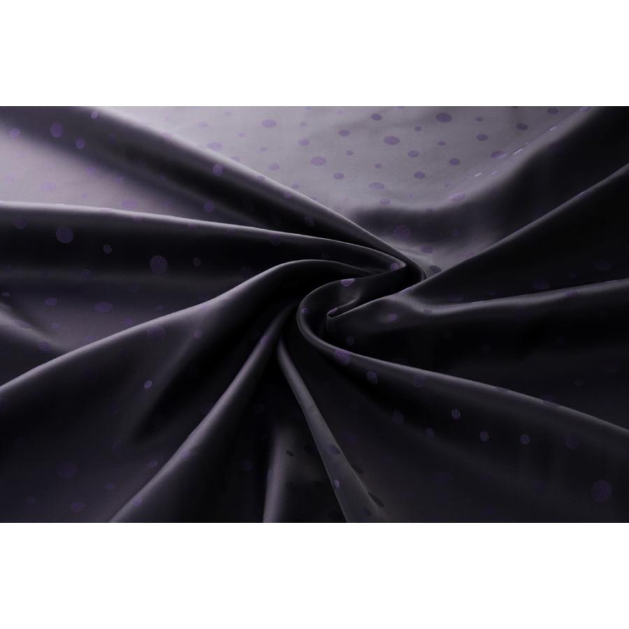 送料無料 9302 カラー80ダークパープル 水玉柄高級ジャガード裏地 高密度,キュプラ100%,ふじやま織 |  | 01