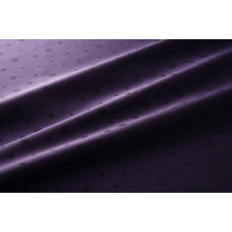 送料無料 9302 カラー81パープル 水玉柄高級ジャガード裏地 高密度,キュプラ100%,ふじやま織 | 