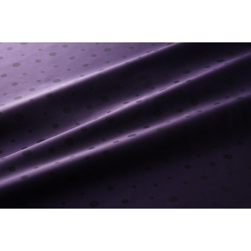 送料無料 9302 カラー81パープル 水玉柄高級ジャガード裏地 高密度,キュプラ100%,ふじやま織 |  | 02