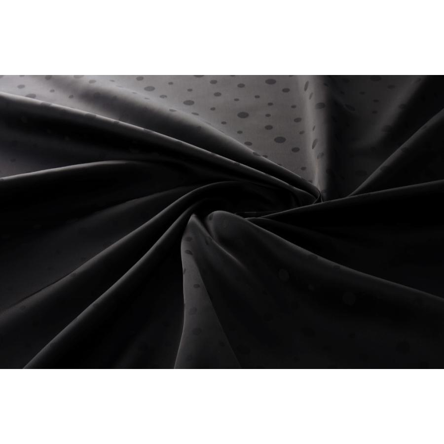 送料無料 9302 カラー90ブラック 水玉柄高級ジャガード裏地 高密度,キュプラ100%,ふじやま織 |  | 01