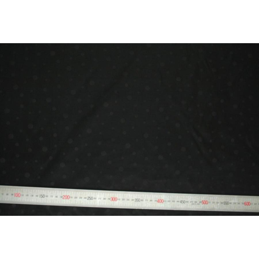 送料無料 9302 カラー90ブラック 水玉柄高級ジャガード裏地 高密度,キュプラ100%,ふじやま織 |  | 03