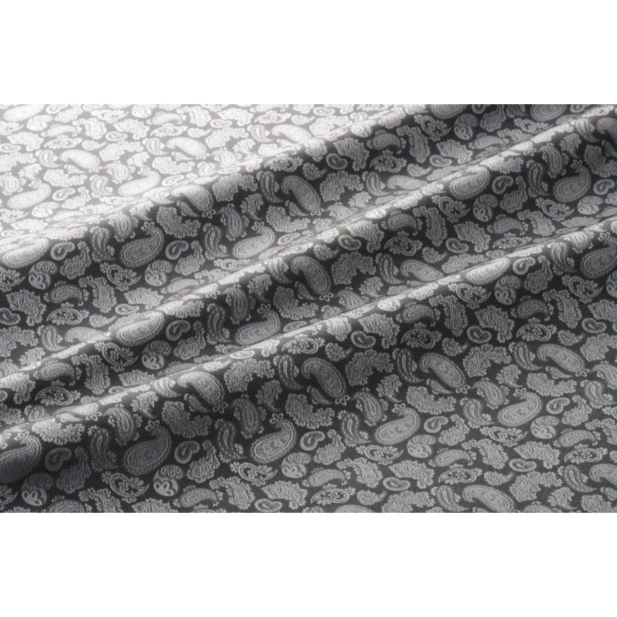 送料無料 9303 カラー11シルバーグレー ペズリー柄高級ジャガード裏地 高密度,キュプラ100%,ふじやま織 | 