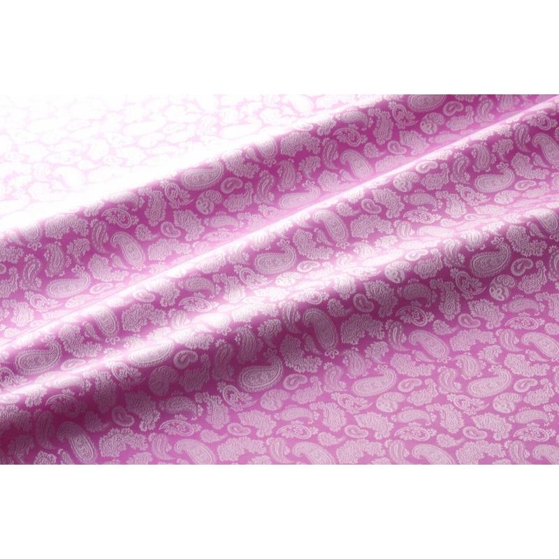 送料無料 9303 カラー21ピンク ペズリー柄高級ジャガード裏地 高密度,キュプラ100%,ふじやま織 |  | 02