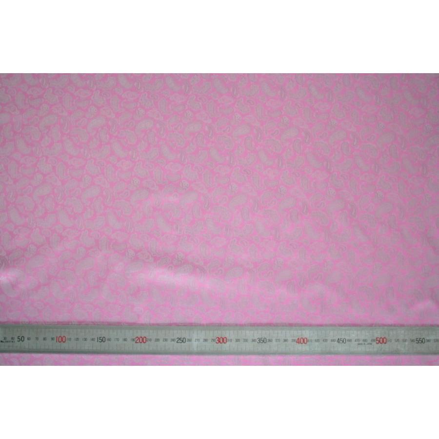 送料無料 9303 カラー21ピンク ペズリー柄高級ジャガード裏地 高密度,キュプラ100%,ふじやま織 |  | 03
