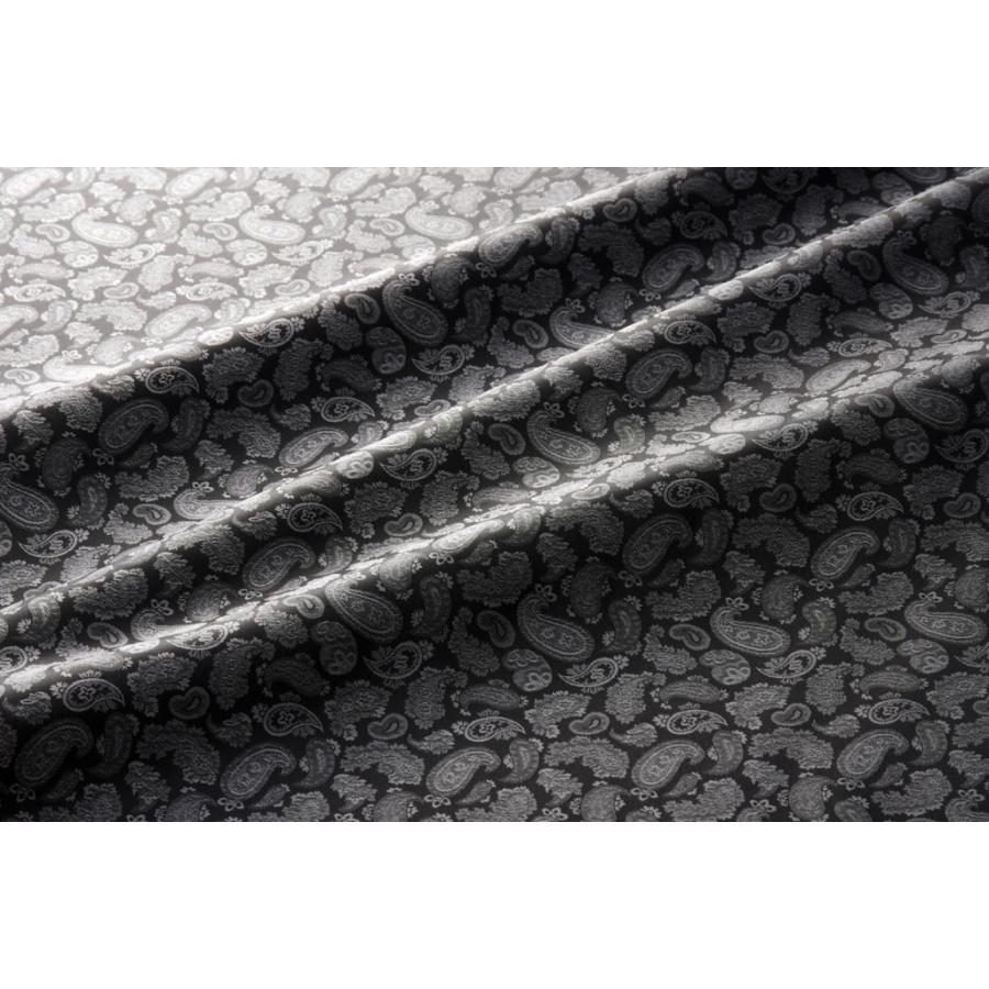 送料無料 9303 カラー40グレー ペズリー柄高級ジャガード裏地 高密度,キュプラ100%,ふじやま織 | 